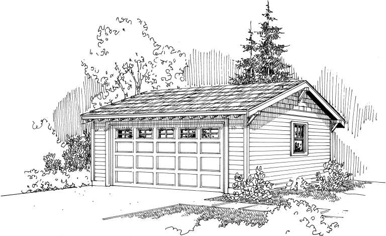Country House Plan #035-00515 Elevation Photo