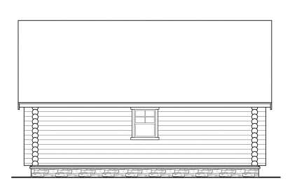 Cabin House Plan #035-00517 Elevation Photo