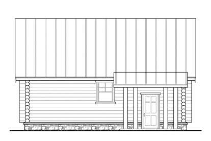 Cabin House Plan #035-00517 Elevation Photo