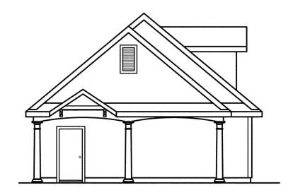 Country House Plan #035-00520 Elevation Photo