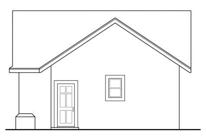 European House Plan #035-00521 Elevation Photo
