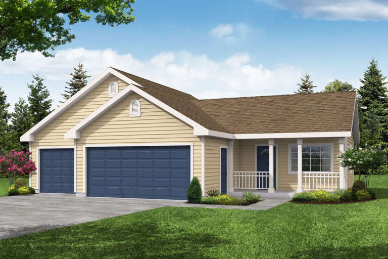 House Plan House Plan #12966 Front Elevation 