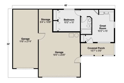 Main Floor for House Plan #035-00523