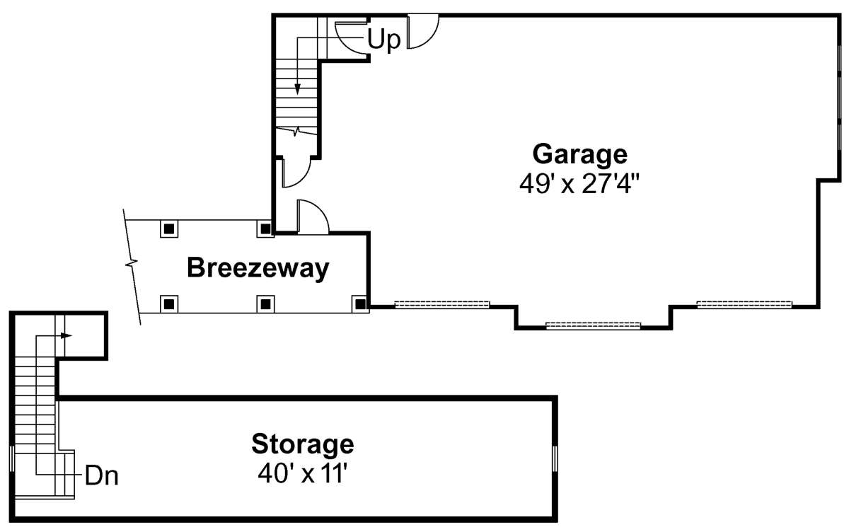 Floorplan 1 for House Plan #035-00524