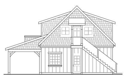 Craftsman House Plan #035-00525 Elevation Photo