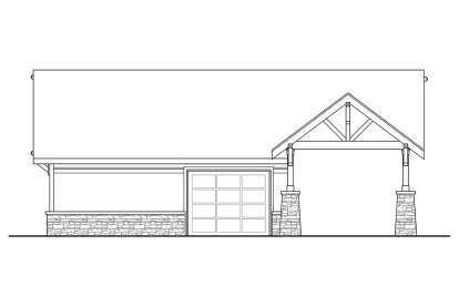 Craftsman House Plan #035-00526 Elevation Photo