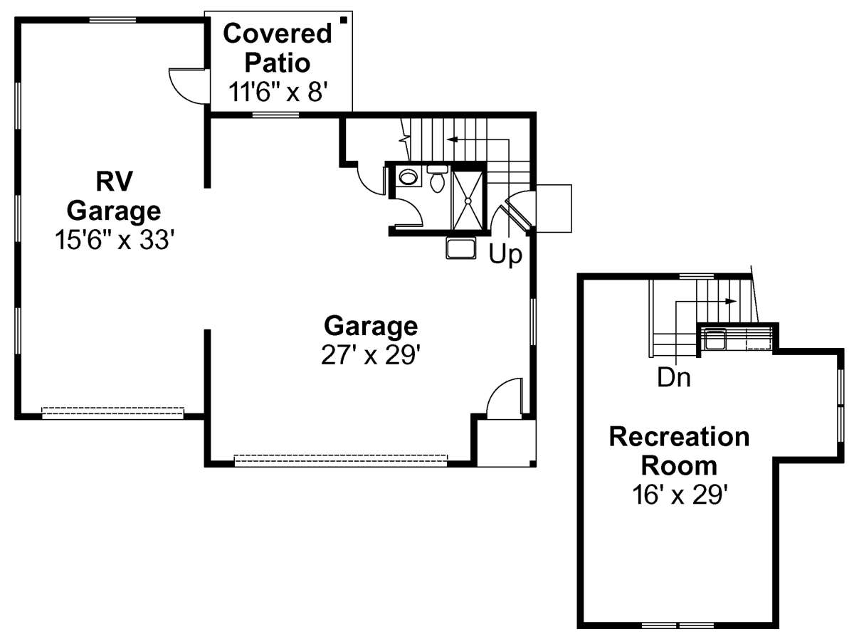 Floorplan 1 for House Plan #035-00527