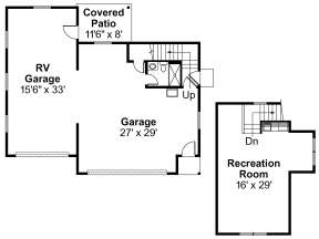 Floorplan 1 for House Plan #035-00527