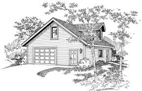 Country House Plan #035-00530 Elevation Photo