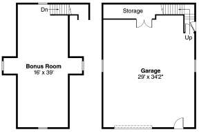 Floorplan 1 for House Plan #035-00530