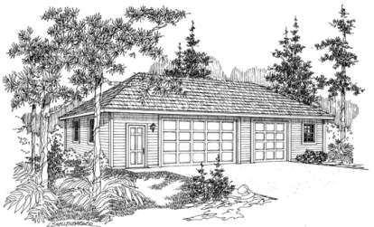 Country House Plan #035-00533 Elevation Photo