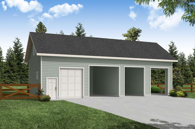 House Plan House Plan #12979 Angled Front Elevation