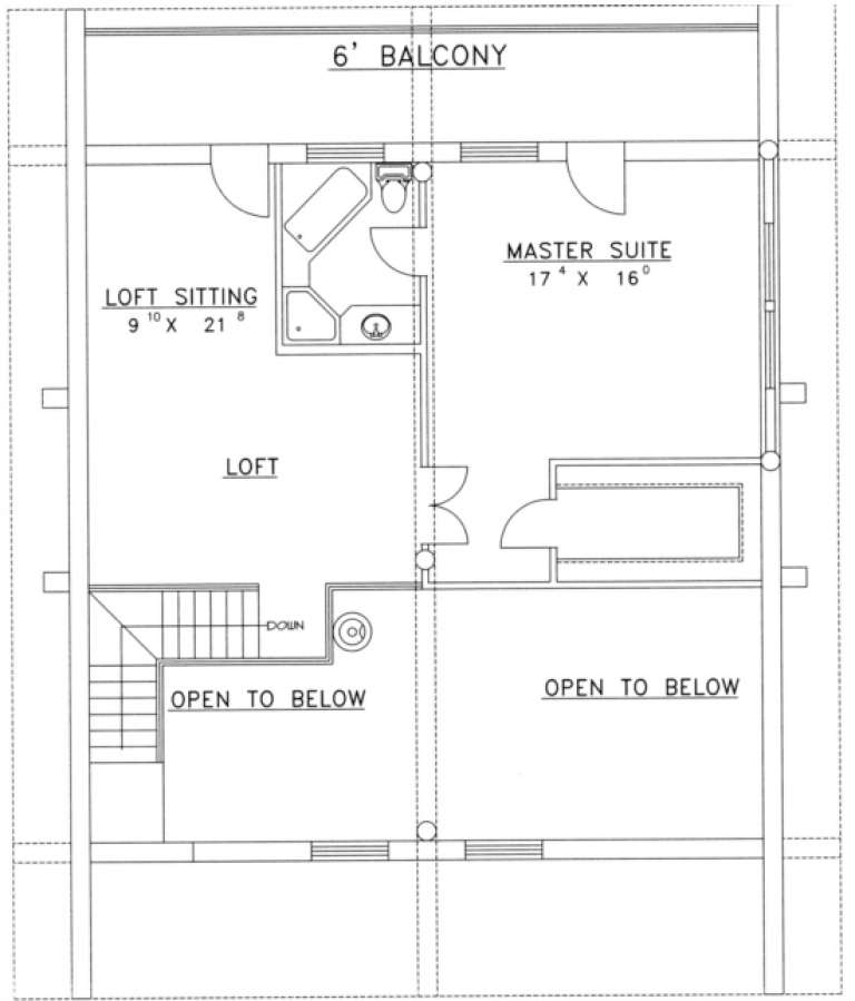 House Plan House Plan #1298 Drawing 3