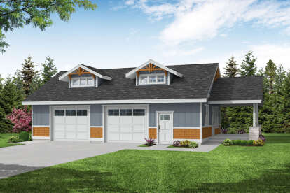 Country House Plan #035-00538 Elevation Photo