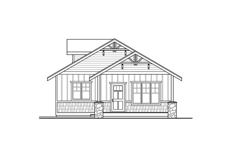 Country House Plan #035-00538 Elevation Photo