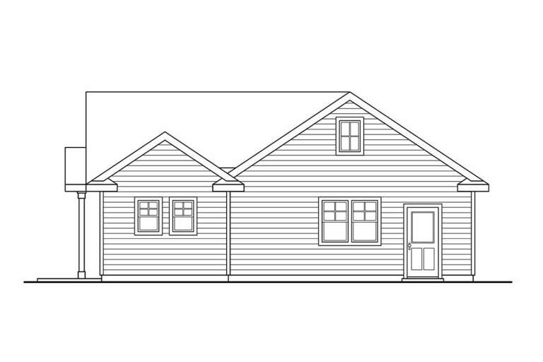 Traditional House Plan #035-00539 Elevation Photo