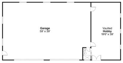 Floorplan 1 for House Plan #035-00540