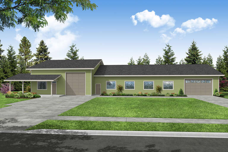 House Plan House Plan #12985 Front Elevation 
