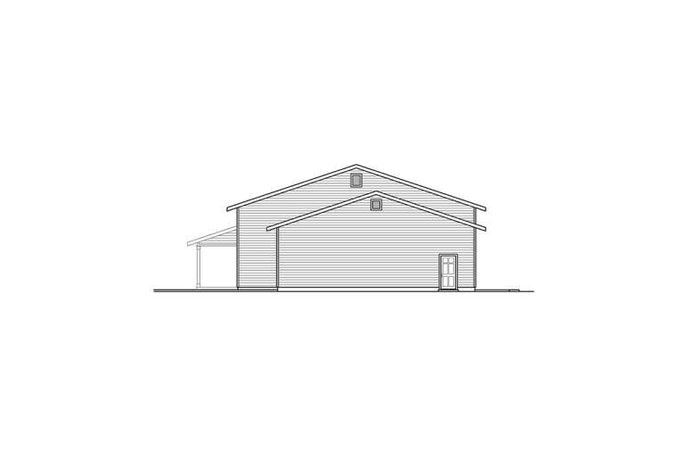 Country House Plan #035-00542 Elevation Photo
