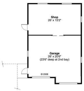 Floorplan 1 for House Plan #035-00543