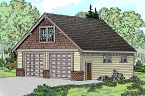 Craftsman House Plan #035-00547 Elevation Photo