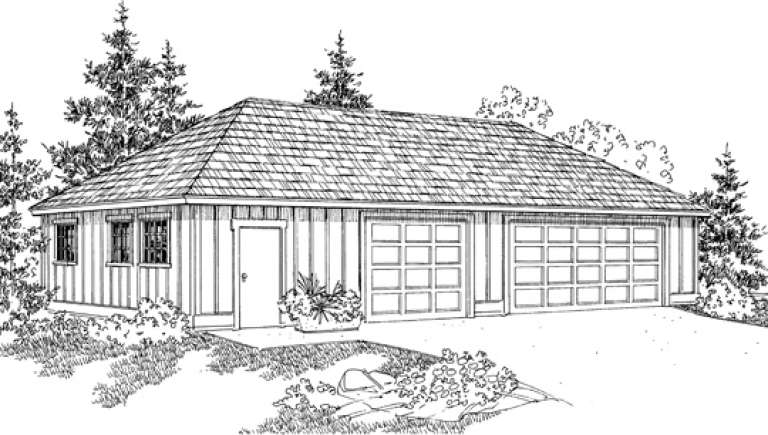 Traditional House Plan #035-00551 Elevation Photo
