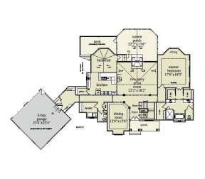 Floorplan 2 for House Plan #957-00019