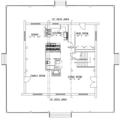 Main Floor for House Plan #039-00058