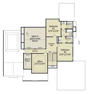 Floorplan 2 for House Plan #957-00021