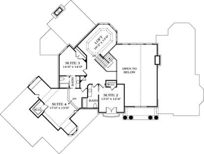 Floorplan 3 for House Plan #3323-00453