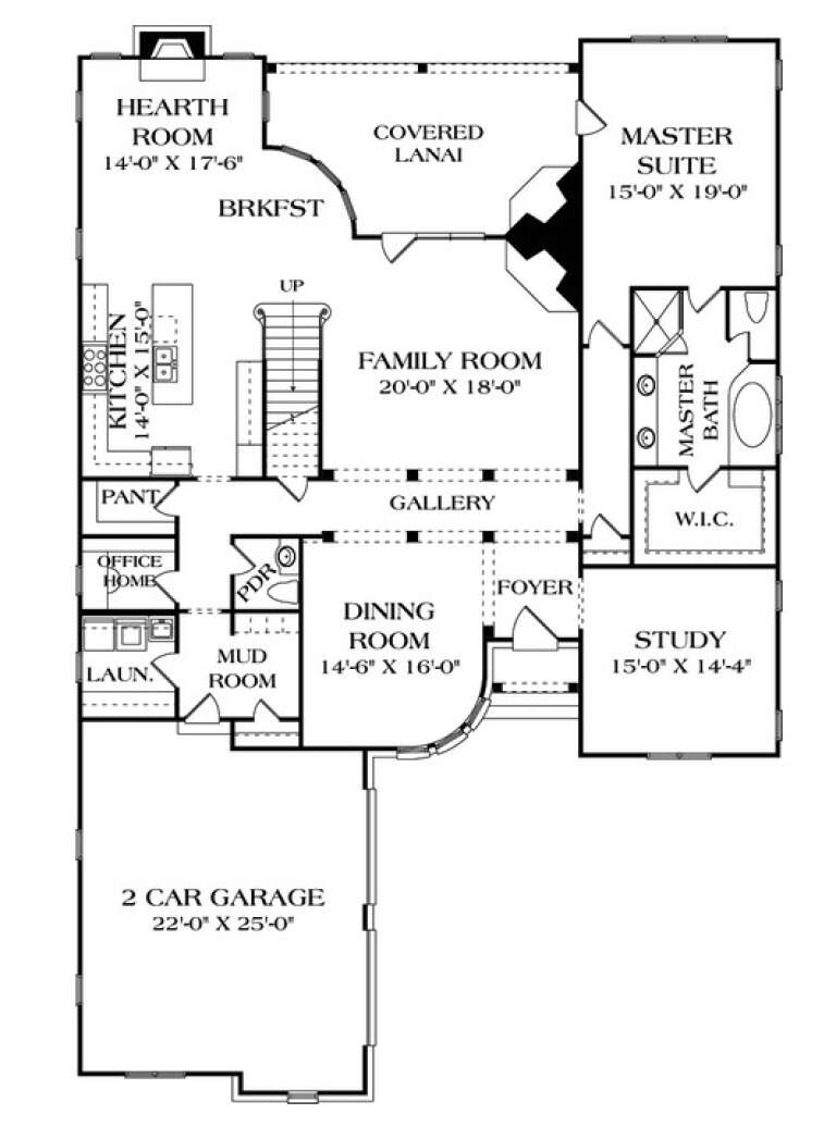 House Plan House Plan #13008 Drawing 1