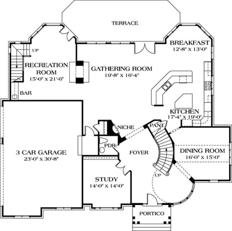 House Plan House Plan #13011 Drawing 1