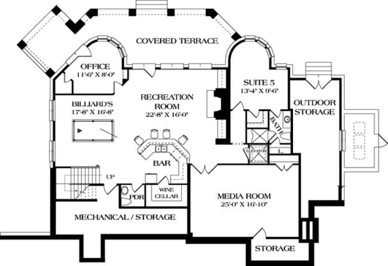 House Plan House Plan #13013 Drawing 1