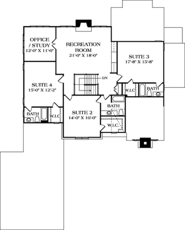 House Plan House Plan #13014 Drawing 2