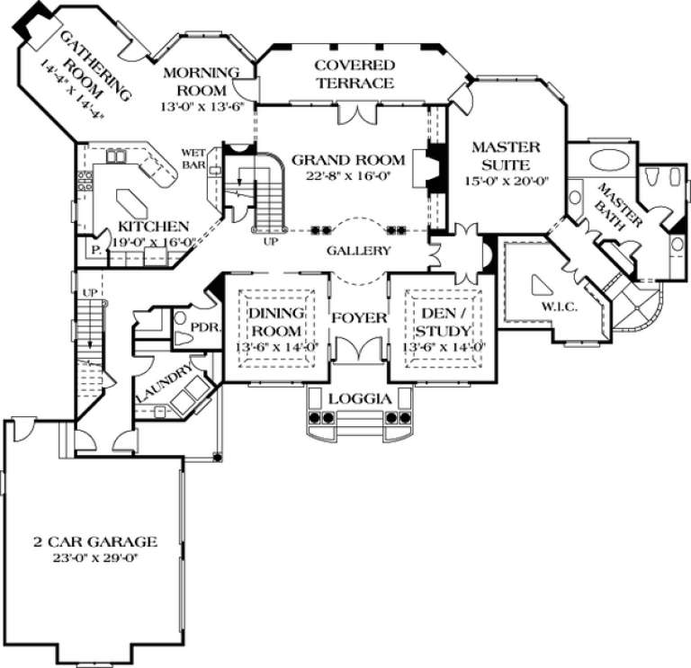 House Plan House Plan #13016 Drawing 1