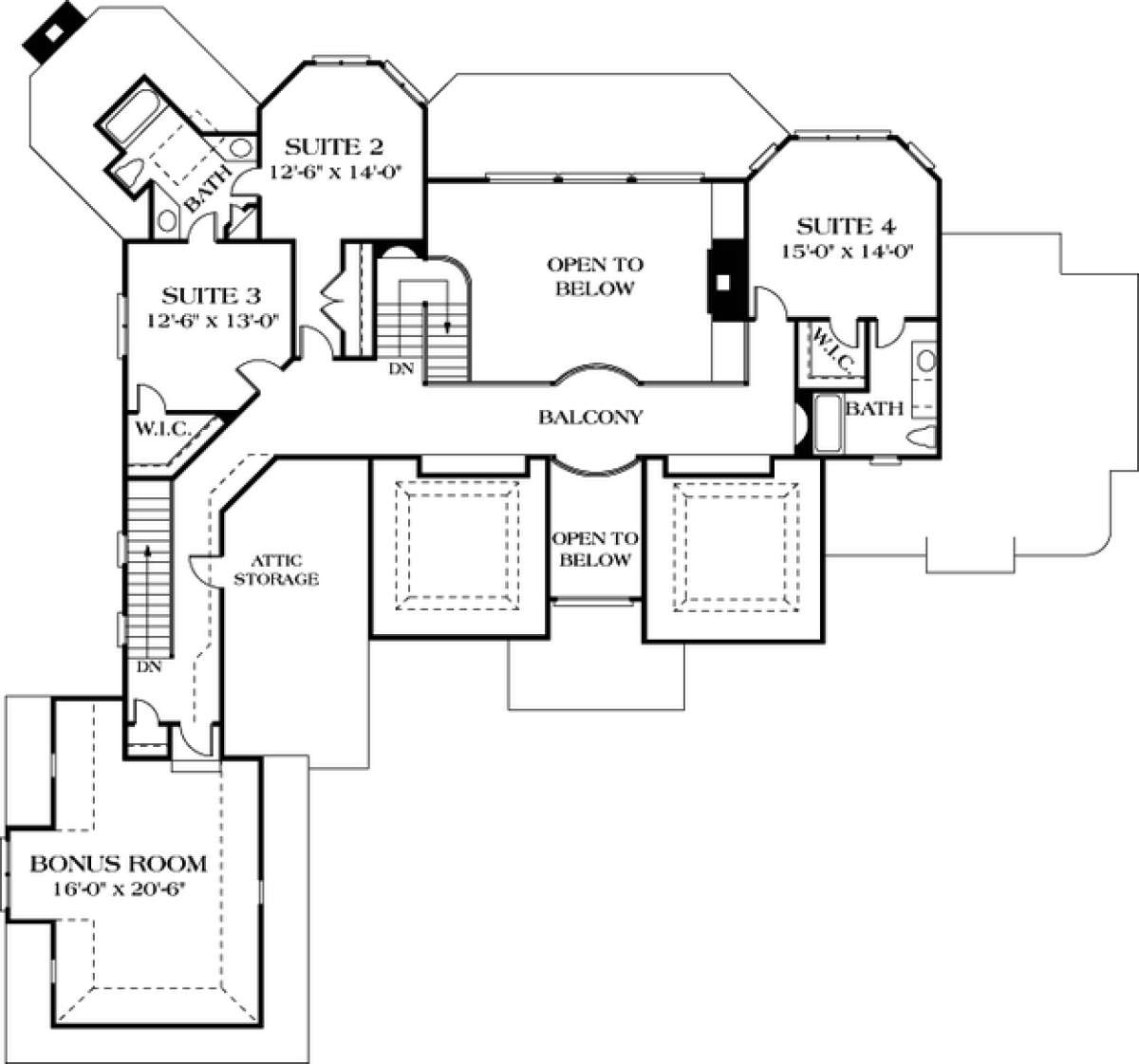 Floorplan 2 for House Plan #3323-00462