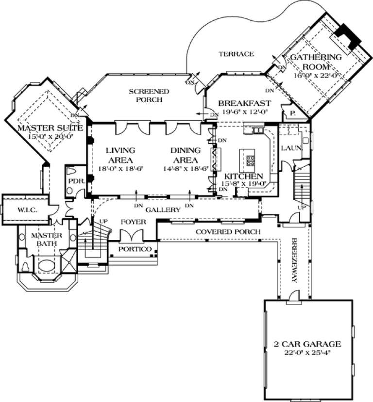 House Plan House Plan #13017 Drawing 1