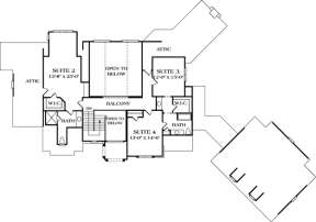 Floorplan 3 for House Plan #3323-00465