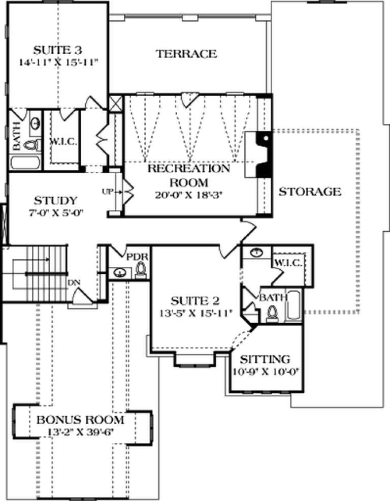 House Plan House Plan #13020 Drawing 2