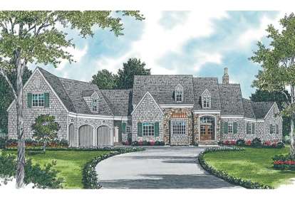 5 Bed, 4 Bath, 5146 Square Foot House Plan - #3323-00467