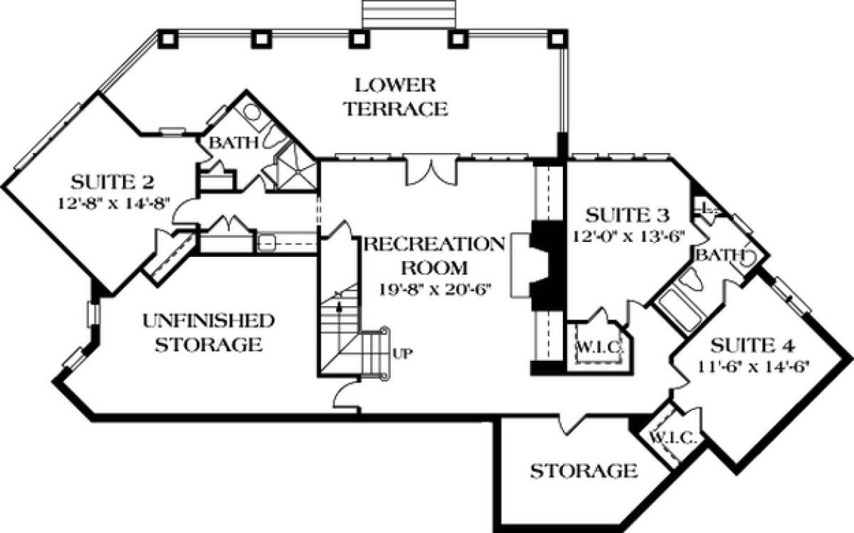 Floorplan 1 for House Plan #3323-00467