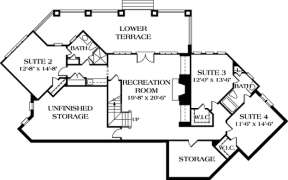 Floorplan 1 for House Plan #3323-00467
