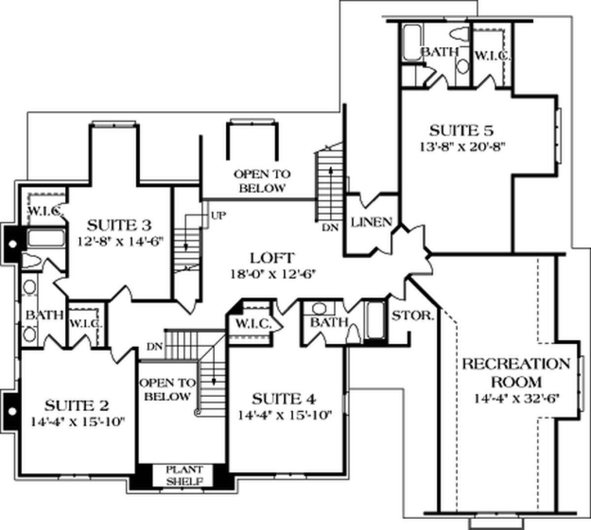 Floorplan 2 for House Plan #3323-00470