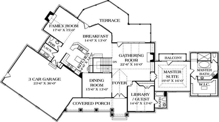 House Plan House Plan #13025 Drawing 2