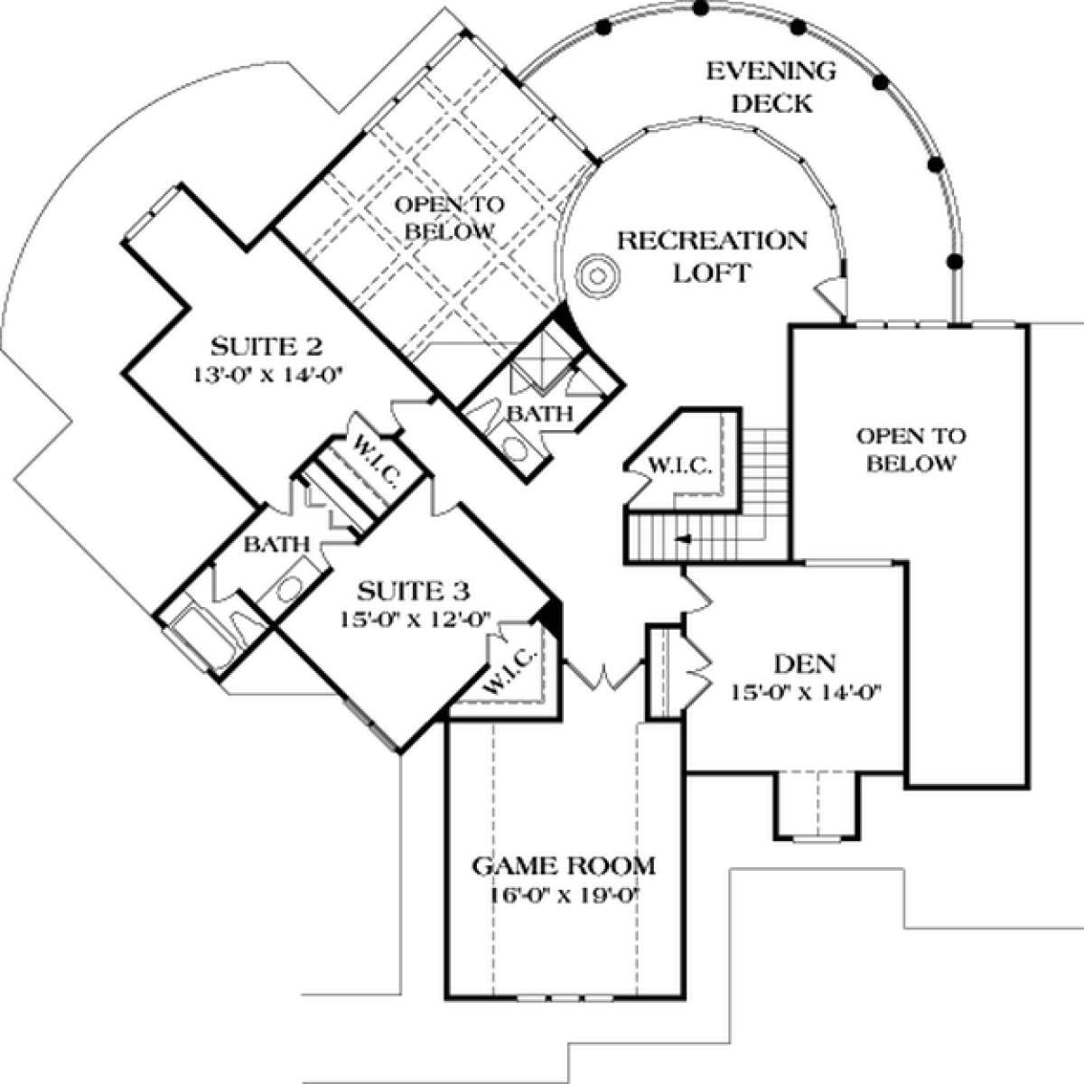 Floorplan 2 for House Plan #3323-00475