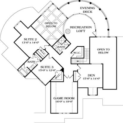 Floorplan 2 for House Plan #3323-00475