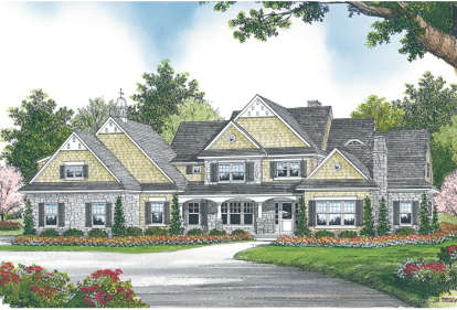 4 Bed, 4 Bath, 4881 Square Foot House Plan - #3323-00477