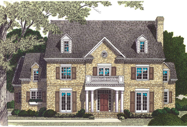 House Plan House Plan #13034 Front Elevation