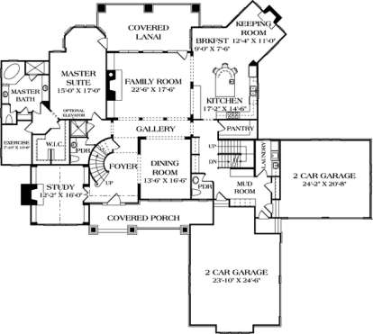 Floorplan 2 for House Plan #3323-00481