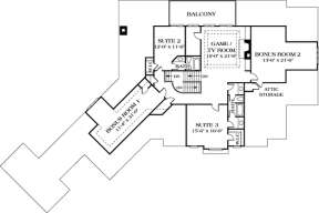 Floorplan 2 for House Plan #3323-00482